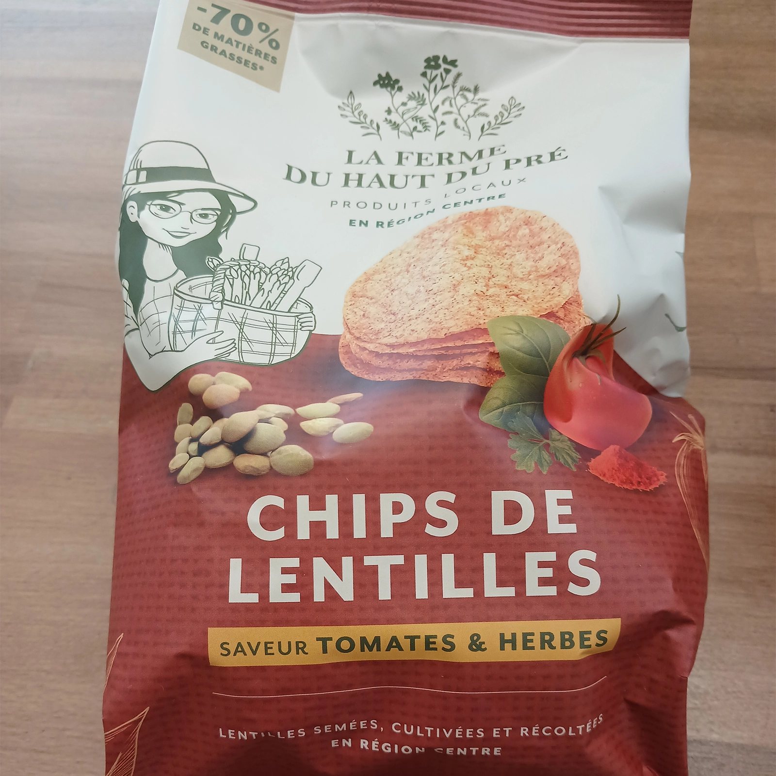 Chips de lentilles