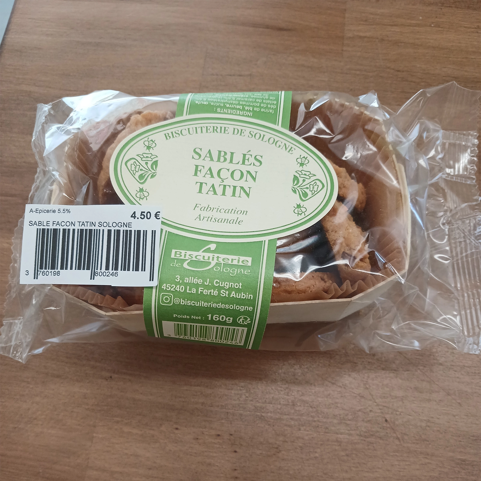 Sablés façon tatin